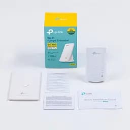 Дводіапазонний підсилювач бездротового сигналу TP-Link RE200 Wireless AC750 Range Extender (6239716) - мініатюра 8