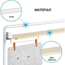 Настільна полиця-органайзер OfficePro DS253WW White/Wood (DS253WW) - мініатюра 5