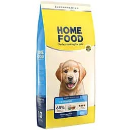 Сухий корм для цуценят середніх та великих порід Home Food гіпоалергенний Форель та рис 10 кг