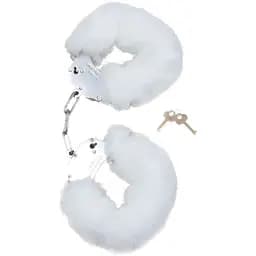 Наручники Fetish B - Series Furry Cuffs (білий)