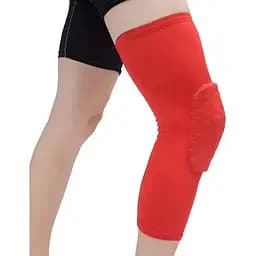 Наколінник захисний Zelart еластичний для спорту червоний S 41 см (15990)