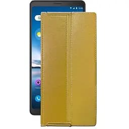 Чохол StatusCASE з екошкіри для планшету Lenovo Tab V7 Золотий