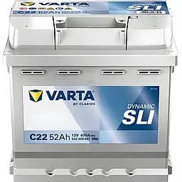 Акумулятор Varta Blue Dynamic 52Ah Ев (-/+) (470EN) (207х175х190) C22