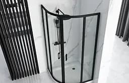 Душова кабіна Rea Look black 90x90 REA-K7903, Чорний матовий, Універсальна - мініатюра 5