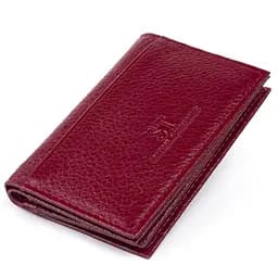 Візитниця-книга ST Leather 19218 бордова