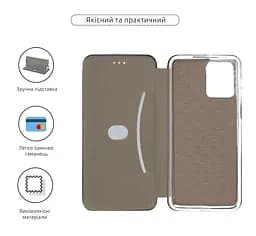 Чехол-книжка для Motorola G54 Power/G64 5G, G-Case, черный, кожаный чехол-книжка из экокожи (PU) и TPU, с магнитом, с подставкой и вместительным кардхолдером, противоударный, защита всего корпуса, ArmorStandart (ARM70545) - мініатюра 3