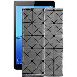 Чохол StatusCASE з екошкіри для планшету Huawei MediaPad M5 lite 8 Сірий ромб