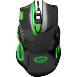 Миша Esperanza MX401 Hawk USB black green (EGM401KG)