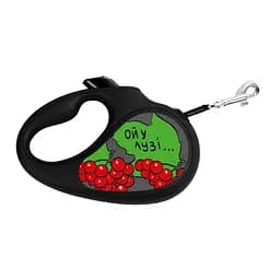 Повідець-рулетка для собак Waudog R-leash малюнок Калина S до 15 кг 5 м