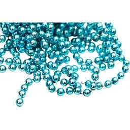 Намисто на ялинку Devilon 6 мм х 6 м новорічна прикраса бірюзове (250546)