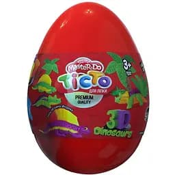 Набір креативної творчості Danko Toys Тісто для ліплення Master Do ТМD-08-01U,02U,03U червоний