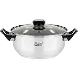 Кастрюля Bravo Chef с крышкой и бакелитовыми ручками 16 см 1.1 л (BC-2002-16)