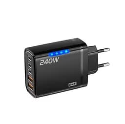 Зарядное устройство 240W (2×USB+3×Type-C, PD) 