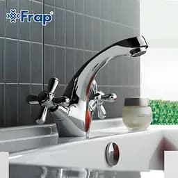Змішувач для умивальника Frap F1025 хром - мініатюра 2