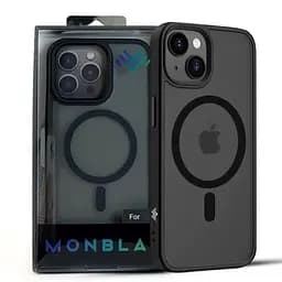 Чохол Monblan Magnetic Crystal Case with MagSafe Black для iPhone 15 Plus (MMMt15PL) - мініатюра 2