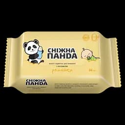 Вологі серветки Сніжна Панда Ромашка для новонароджених 64 шт.