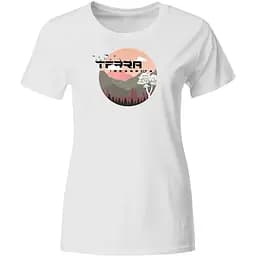 Футболка ж TrekLine Terra Logo M Белая (TREK-100.002)