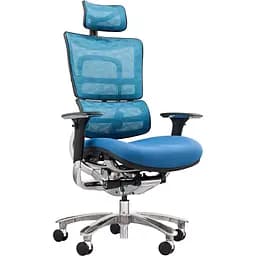 Офисное кресло GT Racer X-801A (W-55 B-45), синее (X-801A Blue (W-55 B-45))