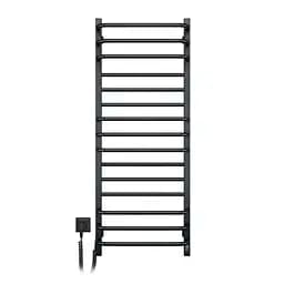 Электрический полотенцесушитель Navin Грандис 480x1200 Sensor левый с таймером черный муар 10-043153-5010, Черный матовый, Левое, Электронный