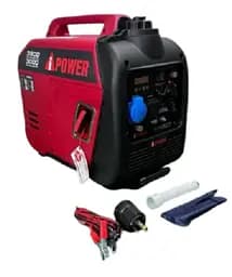 Інверторний бензиновий генератор iPower A3500DI (3.0/3.5 кВт) з дисплеєм, колесами та ручкою