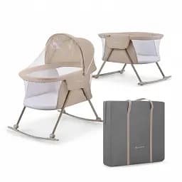 Дитяче ліжечко колиска KiderKraft Lovi Beige - мініатюра 2