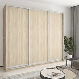 Шафа-купе тридверна MebelStar Комбо AL 3ДСП 270x45x240 см Дуб сонома (MBS-2055)