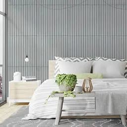 Покриття вінілове самоклеюче Wall Sticker 3D рейки 600х600х2.8 мм SW-00003243 - мініатюра 5