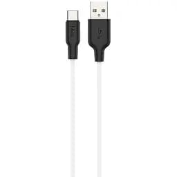Кабель Hoco X21 Plus Silicone charging cable for Type-C 2 м Черный Белый