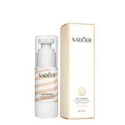 Тональний крем для обличчя зволожуючий двофазний Sadoer Concealer Two Tone Liquid Foundation 35 мл SD51704 Слонова кістка
