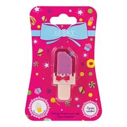 Сяючий блиск для губ Lukky Ice-cream фуксія зі смаком полуничного морозива (T25395)