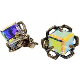 Серебряные серьги Каприз с кристаллами Сваровски. 2823р