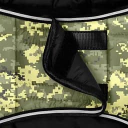 Куртка-накидка для собак Waudog Clothes, Мілітарі, L - мініатюра 3