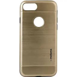 Чохол-накладка Motomo ESM Metal Silicon Case iPhone 7 Gold