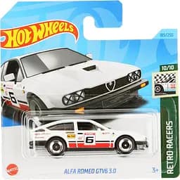 Базова машинка Hot Wheels Retro Racers Alfa Romeo GTV6 3.0 біла (5785)