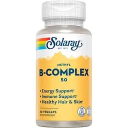 Вітаміни Solaray Methyl B-Complex 50 мг 60 капсул