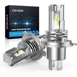 Светодиодная лампа KOYOSO H4 100 Вт 20000LM для 12 В бежевый свет