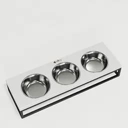 Hollky Base Bar — три миски на підставці (3 × 0,45 л) - мініатюра 7