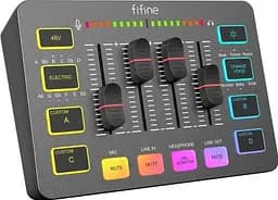 Мікшерний пульт Fifine Sound Card Black (SC3)