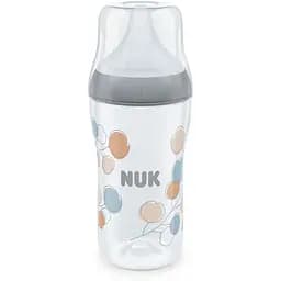 Бутылочка для кормления Nuk Perfect Match с индикатором температуры, с соской из силикона с отверстием M 260 мл ветка (3954137)