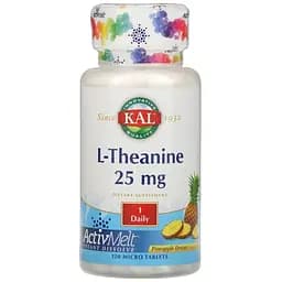Амінокислота KAL L-Theanine 25 мг 120 таблеток