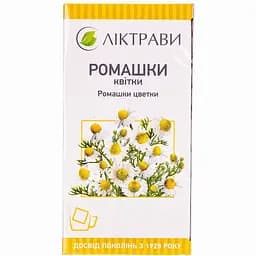 Фіточай Ліктрави Ромашка 1.3 г 40 фільтр-пакетів