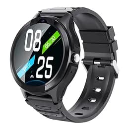 Круглий дитячий смарт годинник F03 з GPS, SIM-карткою, Wi-Fi, кнопкою SOS та функцією прослуховування Чорний 
