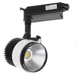 Светильник трековый поворотный LED 405/20W NW COB WH/BK Brille 32-285