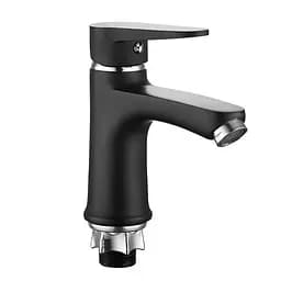 Змішувач для умивальника Mixxus Elvis 001 MI6577 Чорний матовий