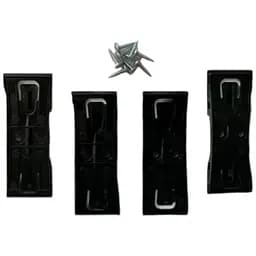 Рамки-невидимки Red Hill атомобільні комплект на одне авто чорні (24-053-IS)