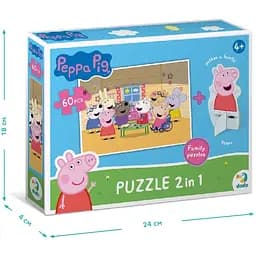 Пазл DoDo Peppa Pig, з фігуркою, 60 елементів, (200123) - мініатюра 5