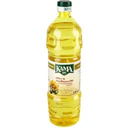 Масло подсолнечное оливковое Кама рафинированная 900 г