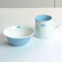 Чашка МВМ My Home, 300 мл, блакитна (KP-47 BLUE) - мініатюра 3