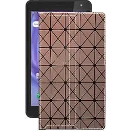 Чехол StatusCASE из экокожи для планшета Prestigio Seed A7 (PMT4337) Коричневый ромб