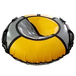 Тюбінг Traverse Стандарт, d 100 см, сірий з жовтим